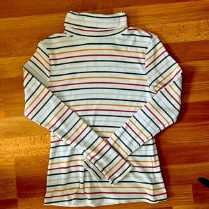 Old Navy striped turtle neck! Super cute and easy to style/layer with outfits!